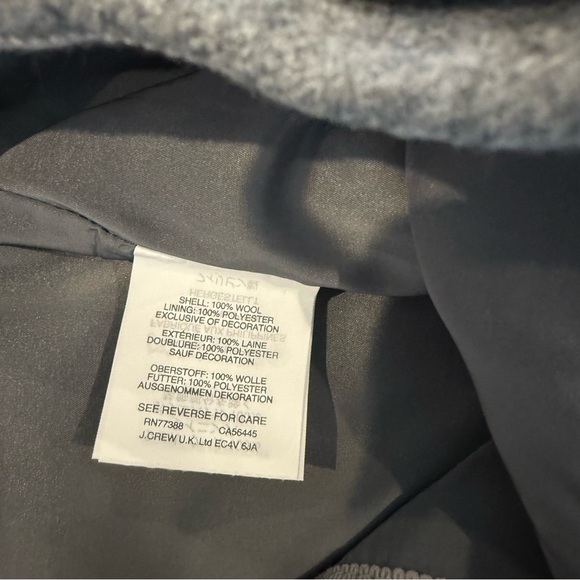 J Crew Gray Wool Black Velvet Bow Pencil Skirt - Picture 5 of 5